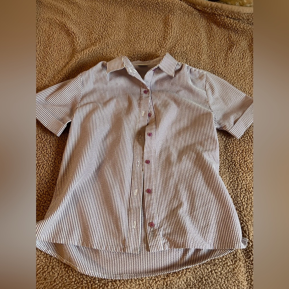 Every day stripped purple top